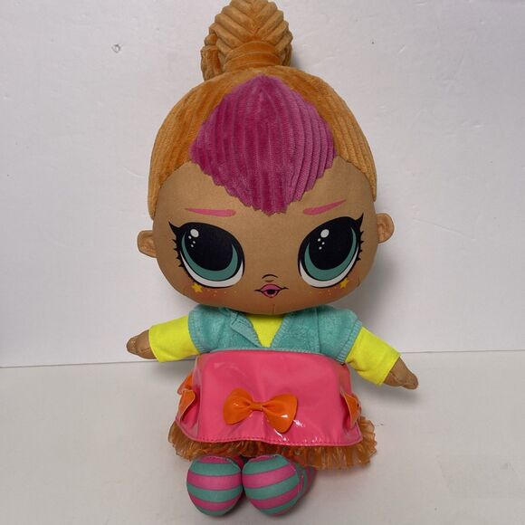 LOL Surprise Neon Q. T. Doll Plush 18" L Huggable Stuffed MGA Entertainment - Picture 1 of 10